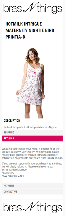 Bras n things discount nightie